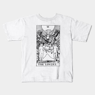 Tarot Card - The Lovers Kids T-Shirt